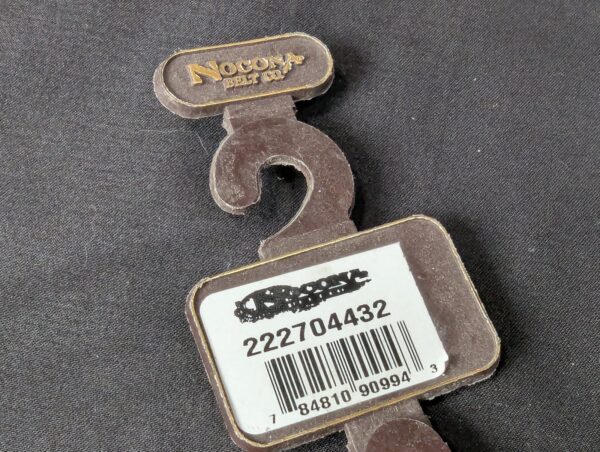 Nocona Belt Co. Western Style Belt Buckle Gold Tone Engraved Scrollwork New NOS