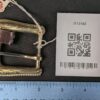 Nocona Belt Co. Western Style Belt Buckle Gold Tone Engraved Scrollwork New NOS