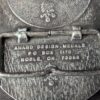 10-861.jpg Vintage Award Design Medals Zee Series Western Cowboy Longhorn Belt Buckle Metal