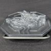 Vintage 1988 Siskiyou Buckle Co Mighty Horse Belt Buckle Solid Pewter Made in...