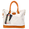 Vintage Ricardo Beverly Hills Signature Collection Tote Bag 4919 White Vinyl