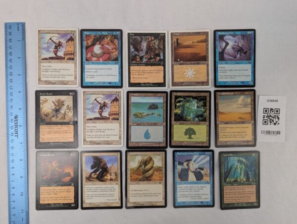 MTG Magic Lot 15 Vintage Cards 1993-2004 Mixed Condition HP/MP SKU IC36E4B