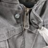 Carhartt Jacket Mens XL Bartlett Sherpa Lined Gray Full Zip Faded Hooded Work