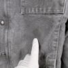 Carhartt Jacket Mens XL Bartlett Sherpa Lined Gray Full Zip Faded Hooded Work