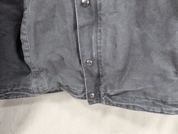 Carhartt Jacket Mens XL Bartlett Sherpa Lined Gray Full Zip Faded Hooded Work