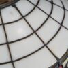 Vintage Coca-Cola Lamp Shade Plastic Leaded Glass Style Red Cream Script Logo