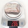 Polished End Piece Of Petrified Wood 80mm 285g Light Red Brown