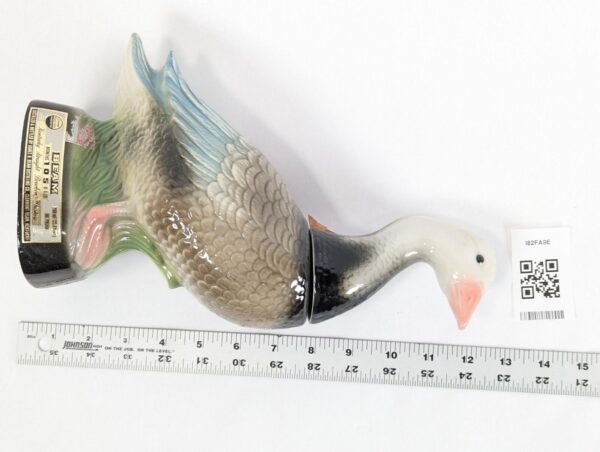 Vintage 1979 Jim Beam Blue Goose Ceramic Decanter Regal China 105 Months Old ...