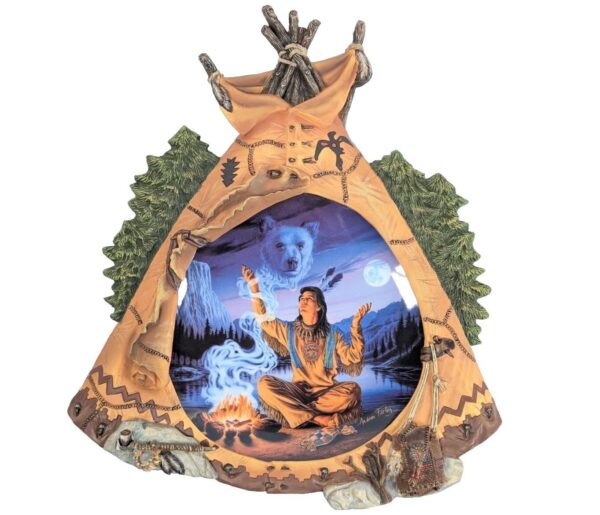The Bradford Exchange Night of the Brave Collector Plate Andrew Farley 2000 3D