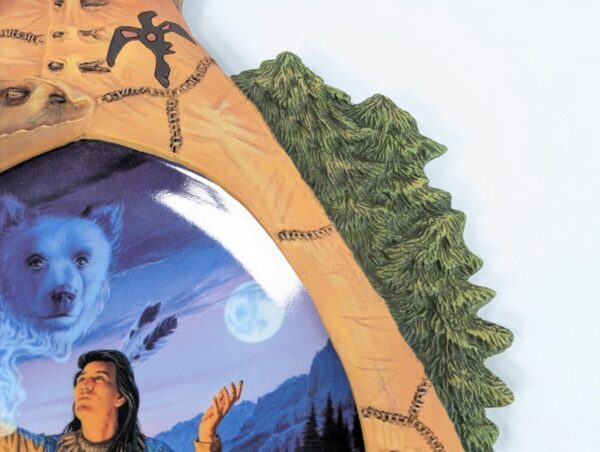 The Bradford Exchange Night of the Brave Collector Plate Andrew Farley 2000 3D