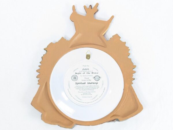 The Bradford Exchange Night of the Brave Collector Plate Andrew Farley 2000 3D