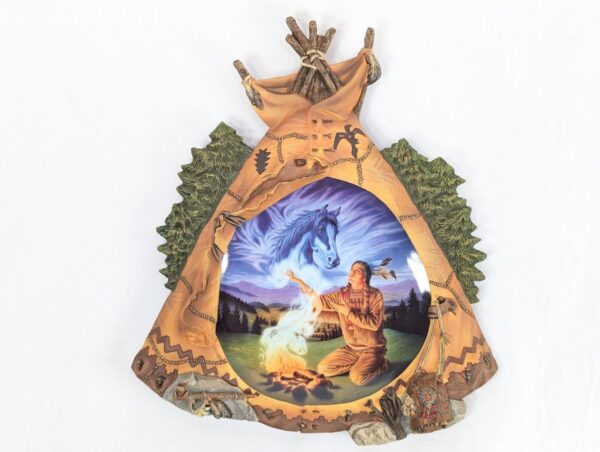 Bradford Exchange Freedom's Fire Collector Plate Andrew Farley 2000 Spiritual...