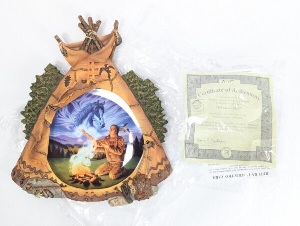 Bradford Exchange Freedom's Fire Collector Plate Andrew Farley 2000 Spiritual...